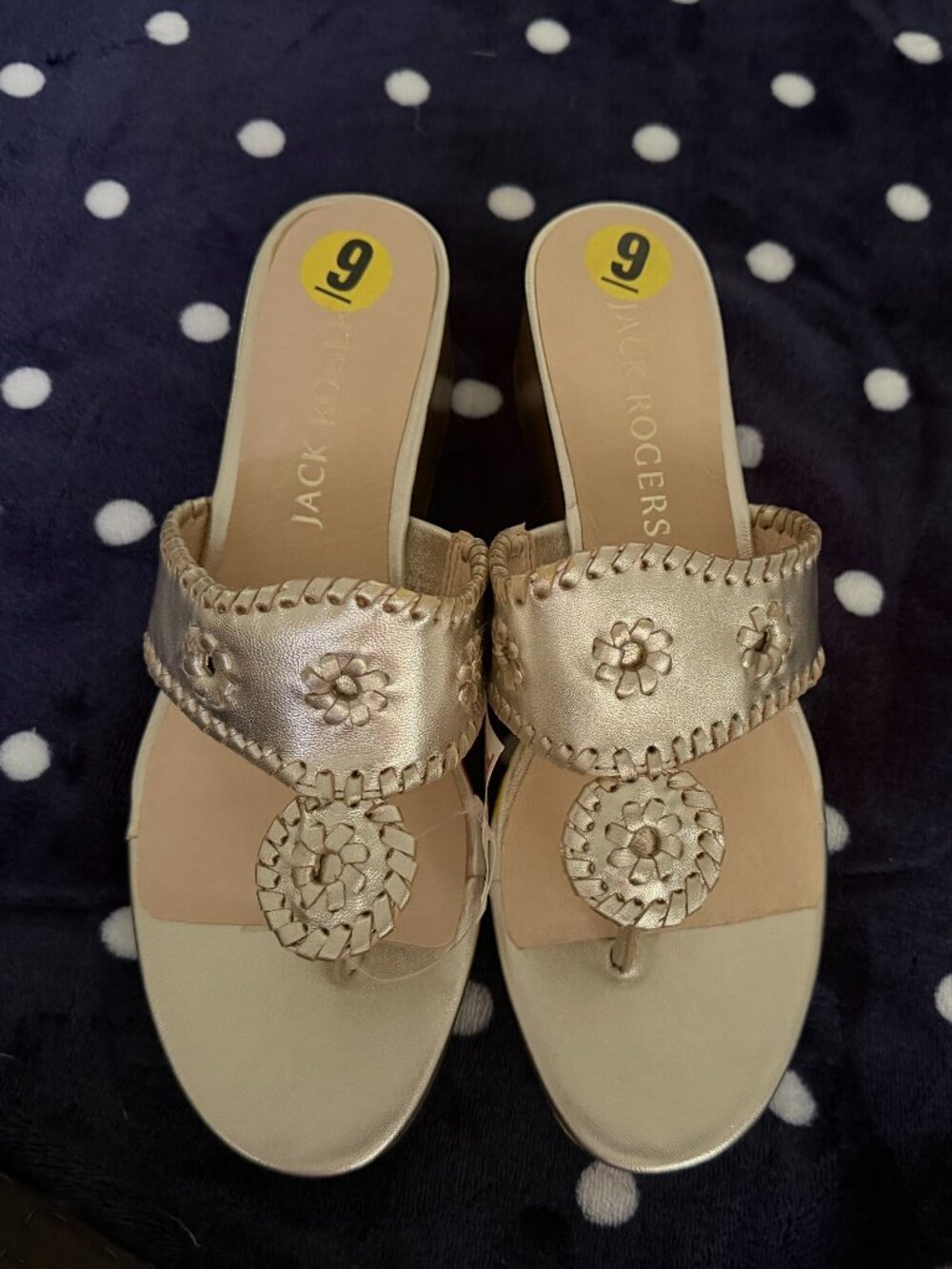 Jack Rogers Jacks Stacked Mid-Wedge